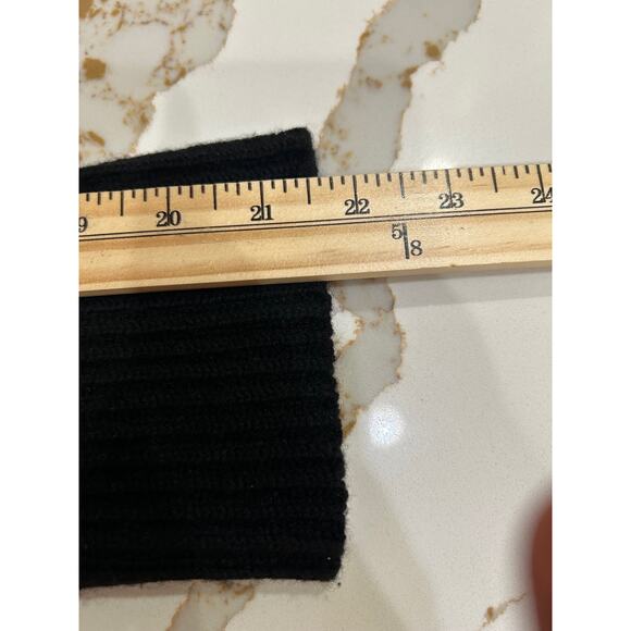 Neiman Marcus Cashmere Sweater Women Pullover SZXL Black Shawl Neck Classic - Picture 9 of 10